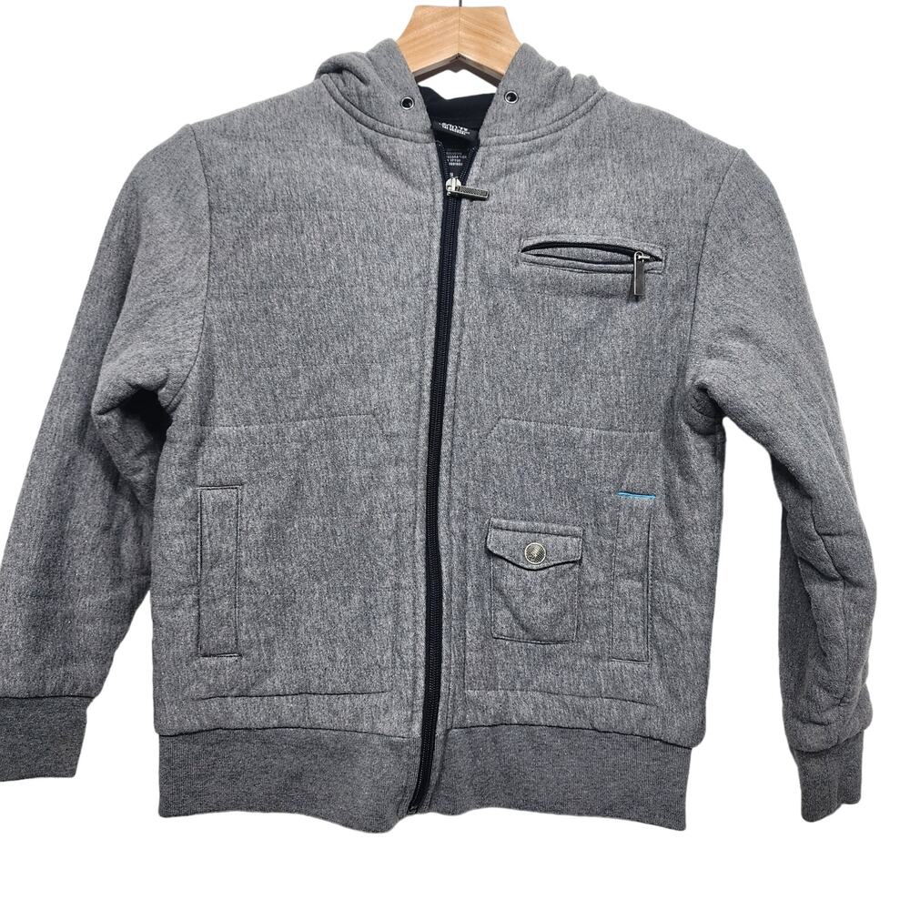 Shaun White Grey Full Zip Grey Hoodie Jacket Size Small
